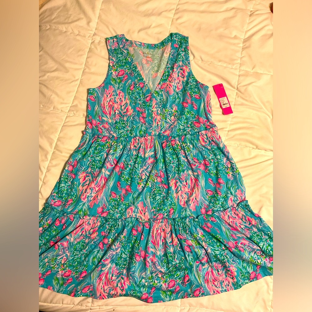 Lilly Pulitzer Lopina v neck dress